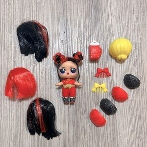 LOL Surprise! Hair Vibes BLACK BELT Big Sister doll with clothing & accessories.